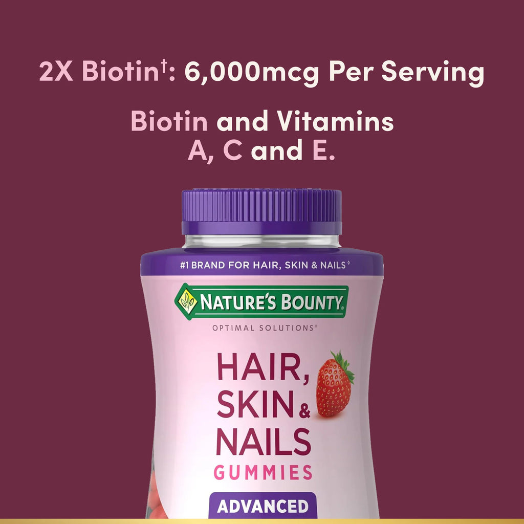 Nature’s Bounty Advanced Hair, Skin & Nails – 6000 mcg