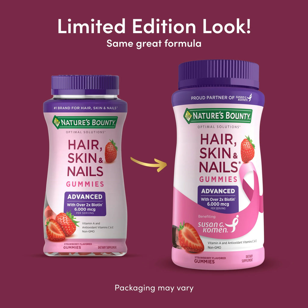 Nature’s Bounty Advanced Hair, Skin & Nails – 6000 mcg